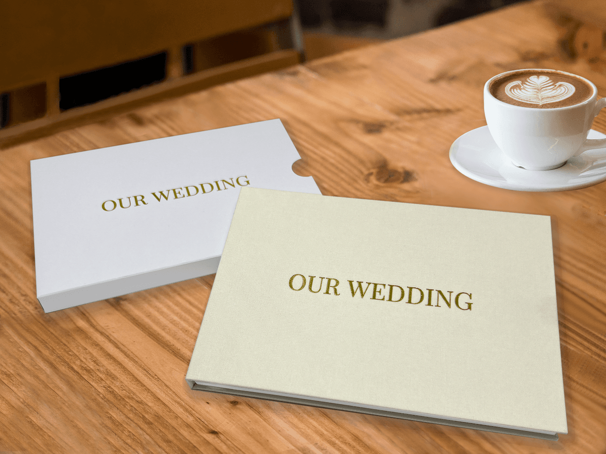 Video book elegantly displayed on a table